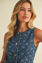 Load image into Gallery viewer, Fleur de Denim Set
