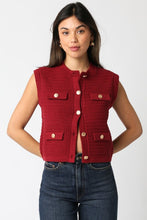 Load image into Gallery viewer, Garnet Knit Vest

