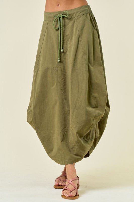 Wander Olive Skirt