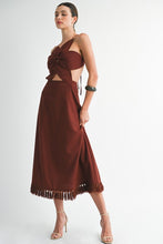 Load image into Gallery viewer, Mahogany Petal Dress
