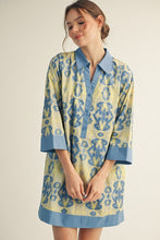 Load image into Gallery viewer, Mediterranean Print Dress
