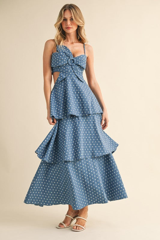 Chambray Daisy Maxi