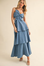 Load image into Gallery viewer, Chambray Daisy Maxi
