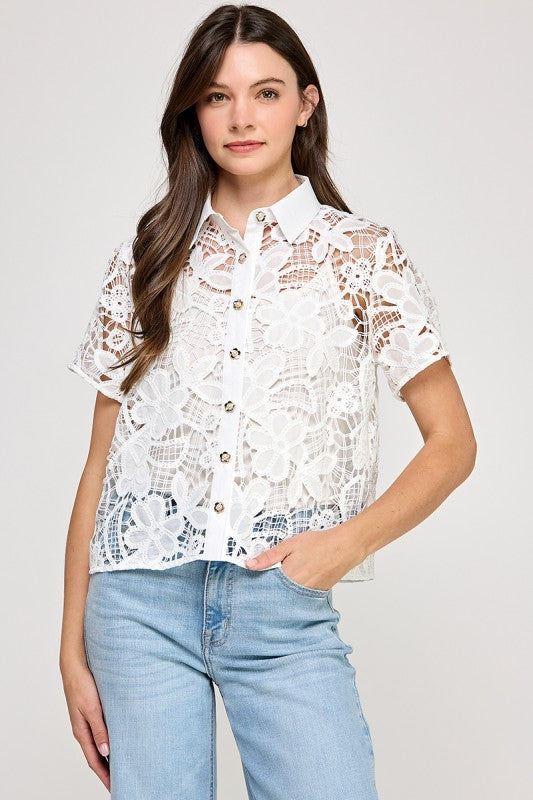 Lace Fleur Top