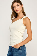 Load image into Gallery viewer, Ecru One-Shoulder Top
