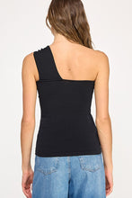 Load image into Gallery viewer, Onyx One-Shoulder Top
