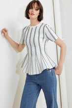 Load image into Gallery viewer, Sketch Line Peplum
