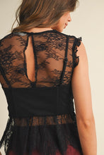 Load image into Gallery viewer, Eternal Lace Peplum
