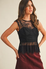 Load image into Gallery viewer, Eternal Lace Peplum
