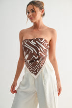 Load image into Gallery viewer, ChocoSwirl Scarf Top
