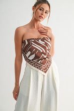 Load image into Gallery viewer, ChocoSwirl Scarf Top
