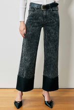 Load image into Gallery viewer, Charcoal Cuff Jeans
