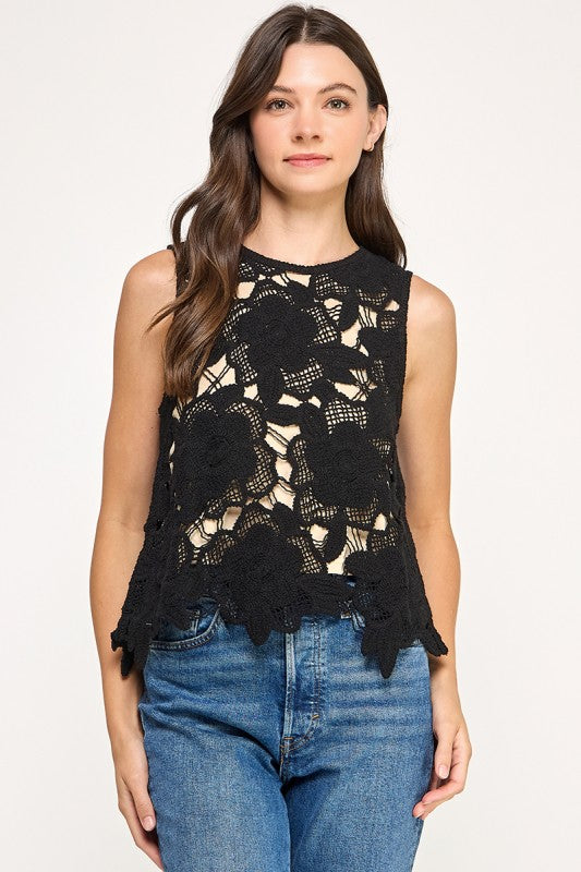 Crochet Jardin Top