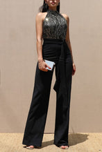 Load image into Gallery viewer, Black Glimmer Jumpsuit
