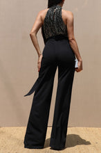 Load image into Gallery viewer, Black Glimmer Jumpsuit
