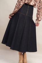 Load image into Gallery viewer, Denim Laced Skirt
