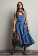 Load image into Gallery viewer, Dusty Trail Denim Midi
