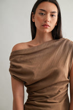 Load image into Gallery viewer, Bronze Drape Top
