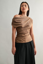 Load image into Gallery viewer, Bronze Drape Top
