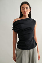 Load image into Gallery viewer, Offbeat Drape Top
