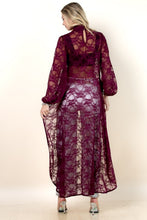 Load image into Gallery viewer, Merlot Lace Tunic
