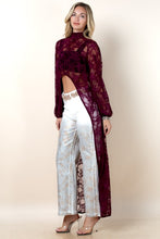 Load image into Gallery viewer, Merlot Lace Tunic
