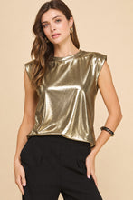 Load image into Gallery viewer, Gold Voltage Top
