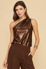 Load image into Gallery viewer, Bronze Liquid Metal Top
