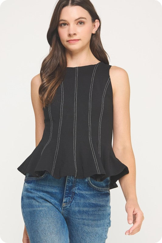 Metro Stitch Peplum