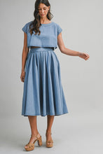 Load image into Gallery viewer, Denim Tie-Back Set
