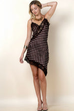 Load image into Gallery viewer, Mocha Polka Slip Dress
