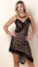 Load image into Gallery viewer, Mocha Polka Slip Dress
