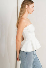 Load image into Gallery viewer, Outline Peplum Top
