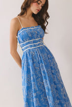 Load image into Gallery viewer, Blue Cutwork Midi
