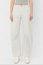Load image into Gallery viewer, Railway Stripe Barrel Jeans
