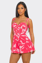Load image into Gallery viewer, Fuchsia Frenzy Romper
