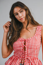 Load image into Gallery viewer, Red Basket Picnic Top
