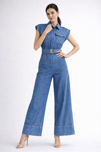 Load image into Gallery viewer, Metro Utility Denim Jumpsuit
