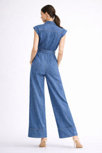 Load image into Gallery viewer, Metro Utility Denim Jumpsuit
