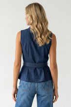 Load image into Gallery viewer, Indigo Cinch Vest
