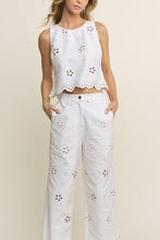 Load image into Gallery viewer, Scallop Trim Pant Set
