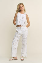 Load image into Gallery viewer, Scallop Trim Pant Set
