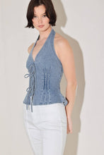 Load image into Gallery viewer, Tieform Denim Top
