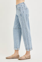 Load image into Gallery viewer, Gridline Barrel Jeans
