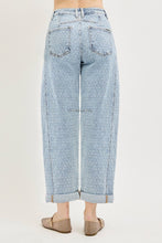 Load image into Gallery viewer, Gridline Barrel Jeans
