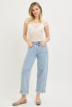 Load image into Gallery viewer, Gridline Barrel Jeans
