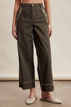 Load image into Gallery viewer, Olive Folk Stitch Pants
