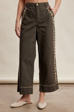 Load image into Gallery viewer, Olive Folk Stitch Pants
