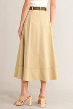 Load image into Gallery viewer, Sahara Button Midi Skirt
