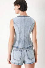 Load image into Gallery viewer, Braided Denim Vest
